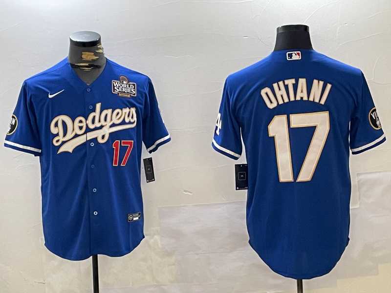 Men's Los Angeles Dodgers #17 Shohei Ohtani 2024 World Series Champions Cool Base Stitched Baseball Jersey,We sell and wholesale Men's Los Angeles Dodgers #17 Shohei Ohtani 2024 World Series Champions Cool Base Stitched Baseball Jersey on line form chian!